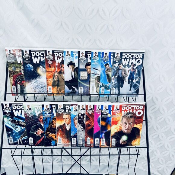Doctor Who 12th 1 4-10 & 11th 4-5 7-13 Lot Titan Matt Smith Tardis Peter Capaldi - Picture 1 of 7